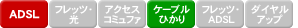 対象:ADSL/ケーブルひかり