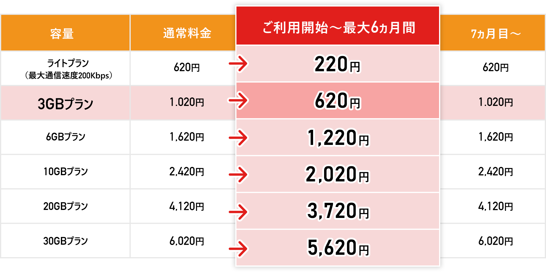 データ通信+音声通話/SMS