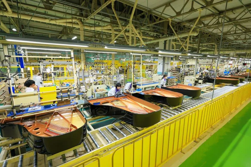 ヤマハ掛川工場 グランドピアノ工場