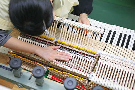 ヤマハ掛川工場 グランドピアノ工場