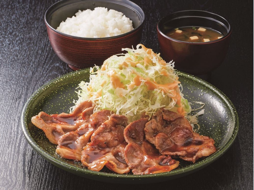 豚生姜焼定食