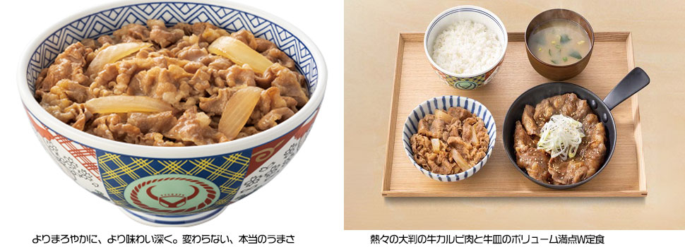 牛丼（並盛）
